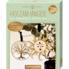 Holzanh. m. Goldfolie gestalten