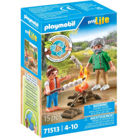 PLAYMOBIL 71513 Lagerfeuer mit M