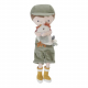 Kuschelpuppe farmer Jim mit huhn