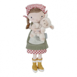 Kuschelpuppe farmer Rosa mit Sch