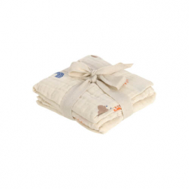 Swaddle & Burp Blanket M Blossom