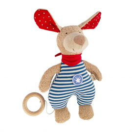 Sigikid Spieluhr Hund blau gestr