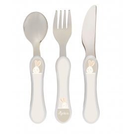 Sigikid Besteck - Set Hase Vanil