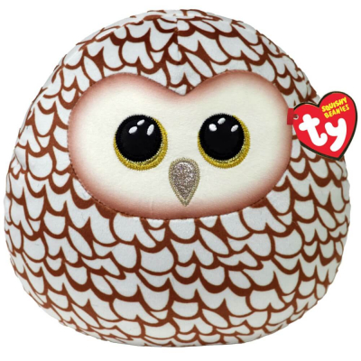 Ty WHOOLIE OWL  SQUISHY BEANIE 1