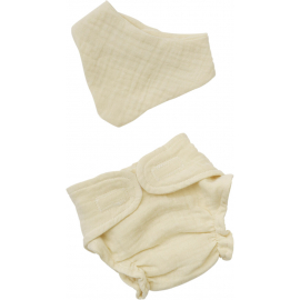 Puppen - Babyset mit Stoffwindel