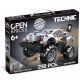 Open Bricks Monster Truck Silver