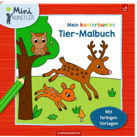 Mein kunterbuntes Tier-Malbuch (