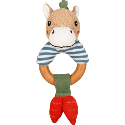 Holz-Ringrassel Pferd - Little W