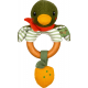 Holz-Ringrassel Ente - Little Wo