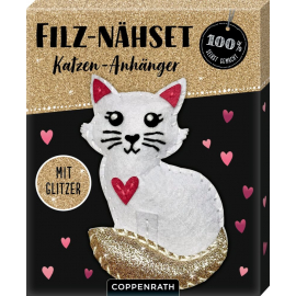 Filz-Nähset Katzen-Anhänger (Gol