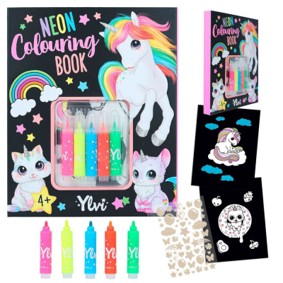 Ylvi Neon - Malbuch - Set