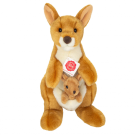 Teddy Hermann Känguru mit Baby,