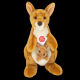 Teddy Hermann Känguru mit Baby,