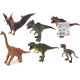 Dinosaurier 18-22Cm, 6-Sort.
