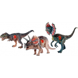 Dinosaurier Mit Sound, 3-Sort.