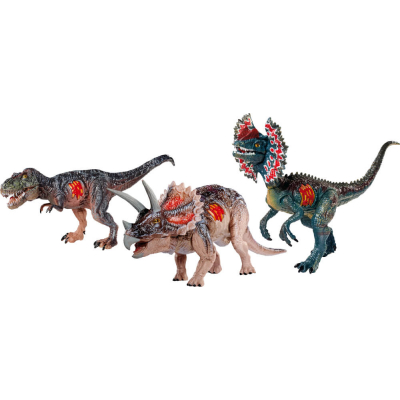 Dinosaurier Mit Sound, 3-Sort.
