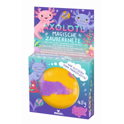 Magische Axolotl-Zauberknete