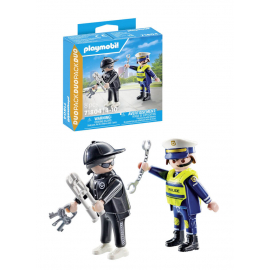 PLAYMOBIL 71804 Polizist und Ein
