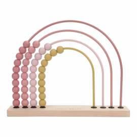 Rechenschieber Regenbogen pink/r
