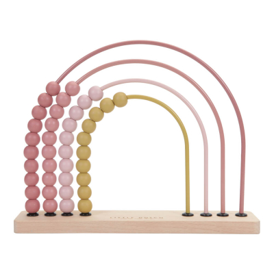 Rechenschieber Regenbogen pink/r