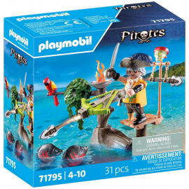 PLAYMOBIL 71795 Pirat mit Ballis