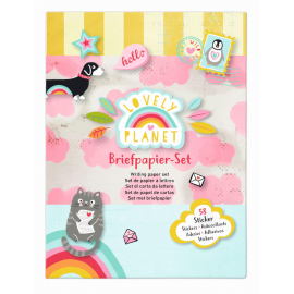 Lovely Planet Briefpapier-Set
