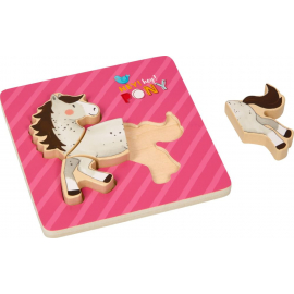 Steck-Puzzle - Mein Kl. Ponyhof
