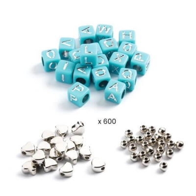 Schmuck basteln: Buchstaben Silb