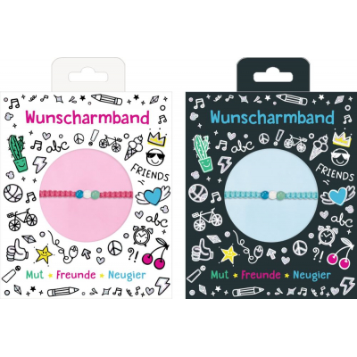 Wunscharmband m.Halbedelst.: Vie