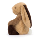 Bashful Patchwork Brown Bunny Or