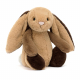 Bashful Patchwork Brown Bunny Or