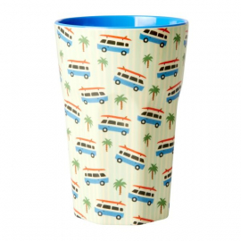 Melamine Cups with Cars Print -